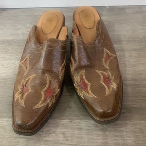 Vintage ariat boot mule clogs